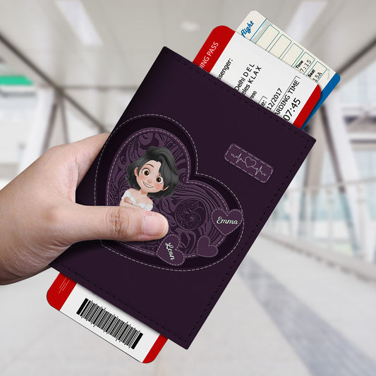 4962OGE2 mama herzen cartoon reisepasshulle personalisiert_ mama 4962O