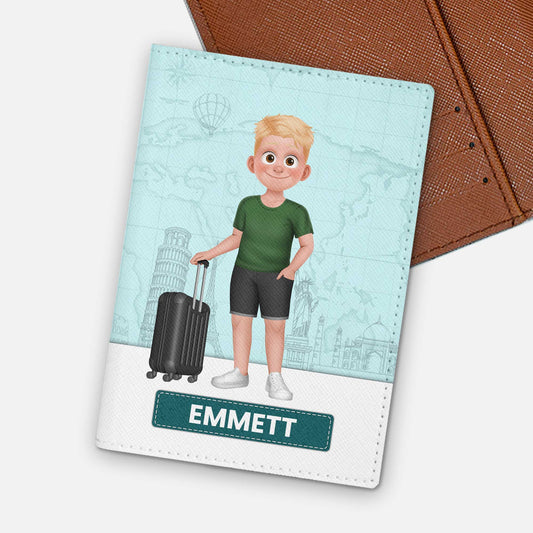 4967OGE1 mann cartoon stilvolle reisepasshulle personalisiert_ manner 4967O3MAB