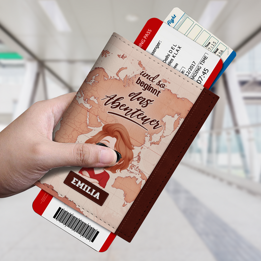 4979OGE2 und so beginnt das abenteuer personalisierte reisepasshulle_ frauen 4979O5T0B