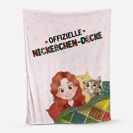 4988BGE1 offizielle nickerchen decke fleecedecke personalisiert_ katzen 4988B8MD