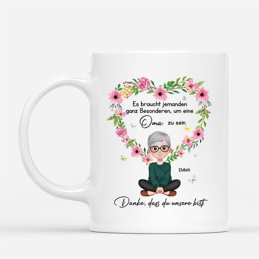 5036MGE1 danke dass du unsere bist oma tasse personalisiert_ 5036MTVAA