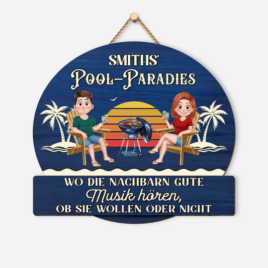 5054QGE1 holzschild fur die familie turschild holz personalisiert_ paar 5054QTLTG