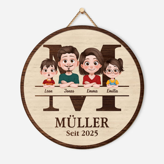 5126QGE1 familie holzschild personalisiert_ familie 5126Q3GNI