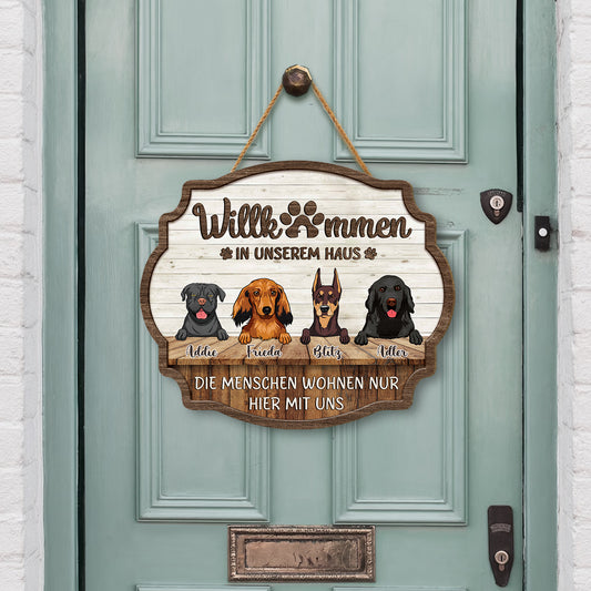5135QGE2 willkommen in unserem haus holzschild personalisiert_ hunde 5135QKYNC