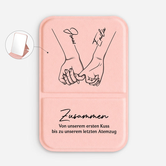 5150AGE1 vom ersten kuss bis zum letzten atemzug personalisierte taschenspiegel paar 5150ajtlng