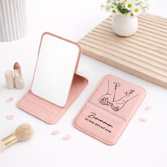 5150AGE2 vom ersten kuss bis zum letzten atemzug personalisierte taschenspiegel paar 5150ajtlng