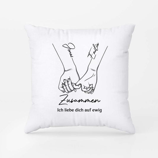 5150PGE2 von unserem ersten kuss bis zum letzten atemzug kissen personalisiert paar 5150PTLNG