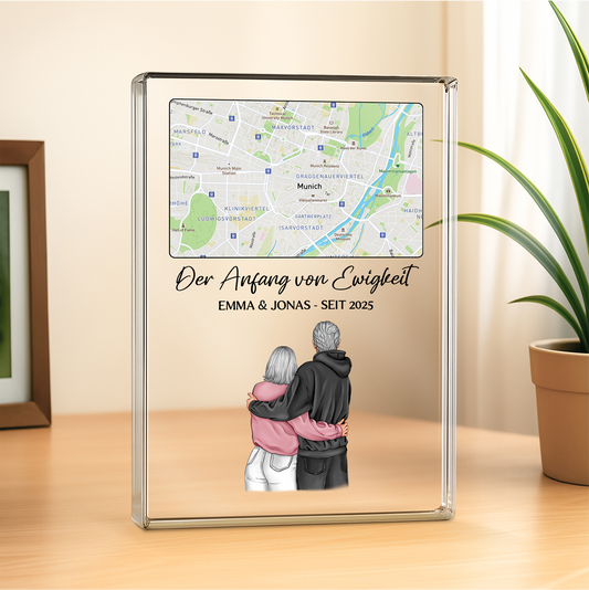 5151RGE2 wo alles begann personalisierte acryl plakette paar 5151RTHNG_jpg