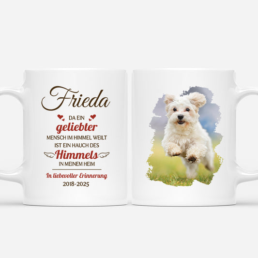 5154MGE1 trauer um einen hund spruch_ personalisierte tasse hund_ mit foto 5154MTTNC