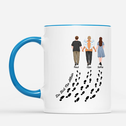 5175MGE2 du bist nie allein erwachsene kinder mama tasse personalisieren_ 5175M6YMA
