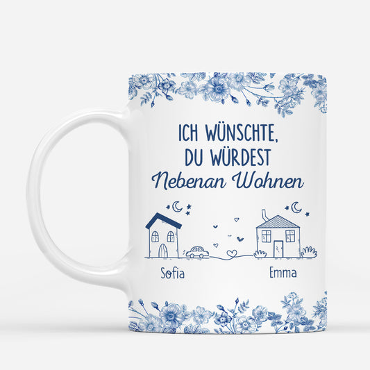 5191MGE1 ich wunschte wir wurden naher wohnen toile de jouy personalisierte tasse freundinnen_ 5191M3YAF
