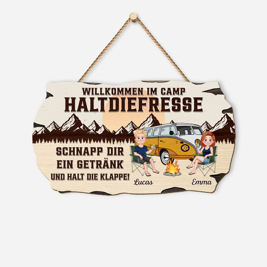 5197QGE1 willkommen im camp haltdiefresse holzschild personalisiert_ paar camping 5197QKLTG_d5821fd7 305f 43e7 85c4 d4a299be5def