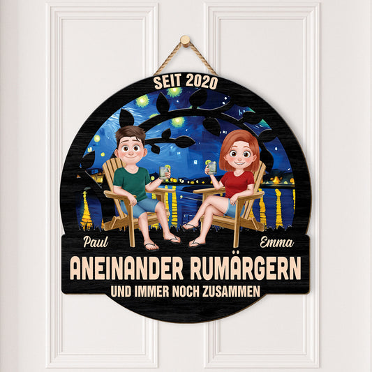 5216QGE2 seit zusammen und am rumargern holzschild personalisiert paar _gleichgeschlechtliche heterosexuelle_ 5216Q3MMG