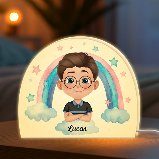 5232LGE2 kind cartoon blumen personalisierte lightbox_ kinder 5232L8PZK