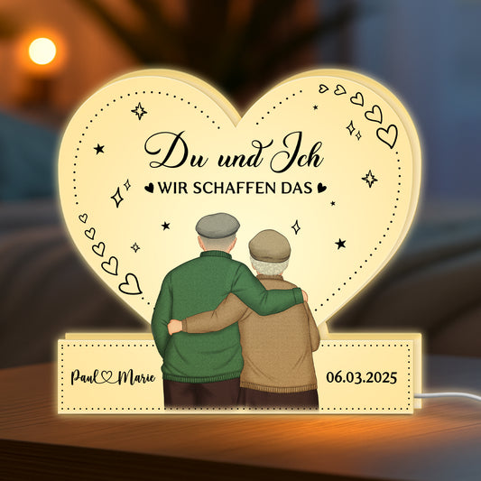 5250LGE2 du und ich wir schaffen alles personalisierte lightbox_ paar 5250LTLNG