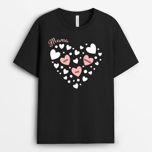 5264AGE1 mamas herzen mama t shirt personalisiert 5264A3YAA