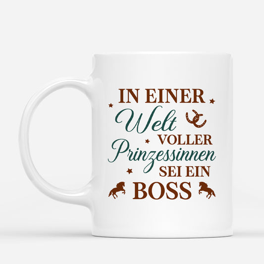 5291MGE2 in einer welt voller prinzessinnen sei ein boss personalisierte tasse mit namen_ 5291M8KMU