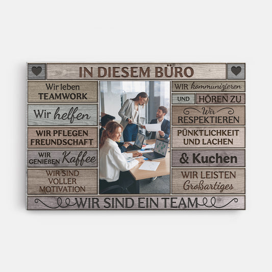 5296CGE1 wir sind ein team personalisierte leinwand_ kollegen mit foto 5296CTTNO