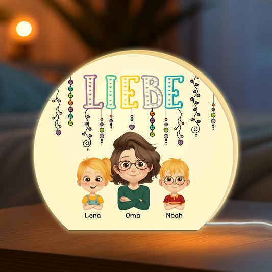 5319LGE2 liebe mama und kinder personalisierte lightbox_ mama 5319LKGAA