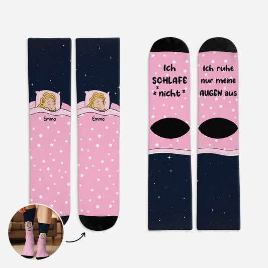 5320JGE1 ich ruhe nur meine augen aus_ socken personalisieren text_ 5320J3ZZB