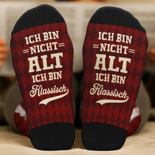 5322JGE2 ich bin nicht alt lustige socken personalisieren text_ 5322J3NAB