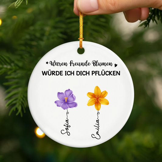 5342OGE2 freundschaft spruch kurz personalisierte keramik ornamente beste freunde 5342OKV0F