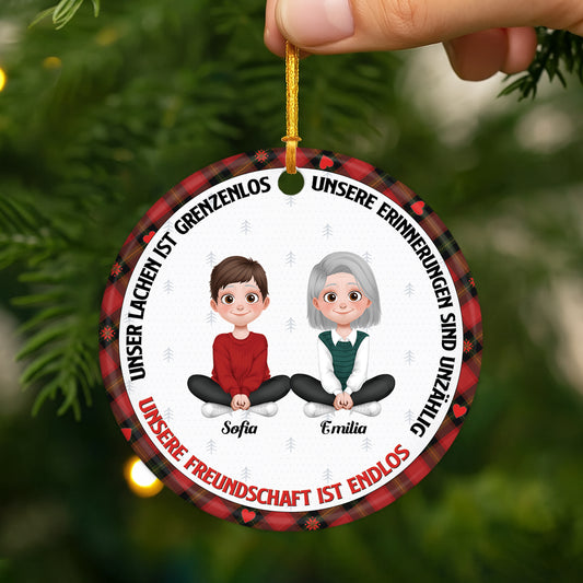 5345OGE2 freundschaft spruch kurz personalisierter weihnachtsschmuck_ aus keramik fur beste freunde 5345O8ZCF