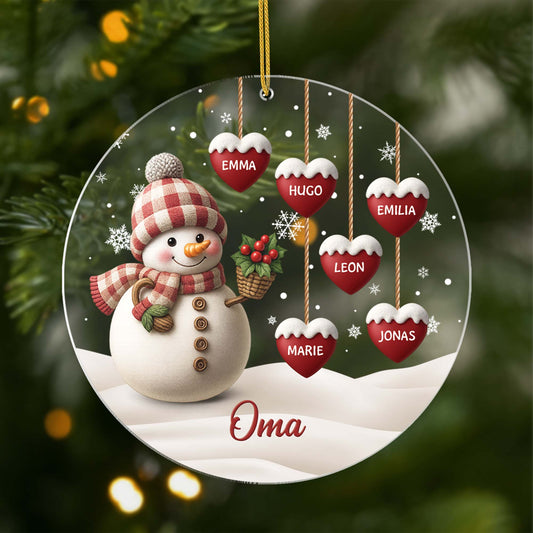 5349OGE1 oma schneemann personalisierter weihnachtsschmuck_ acryl oma 5349O8LNA