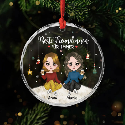 5352OGE1 schwestern fur immer personalisierter weihnachtsschmuck_ aus glas beste freundinnen 5352O8VNF