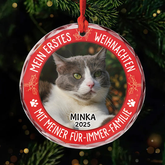 5353OGE1 mein erstes weihnachten personalisierter weihnachtsschmuck_ aus glas katze mit foto 5353OTGMD_13fff3df 1330 4a11 b2e5 ceb518f67bf0