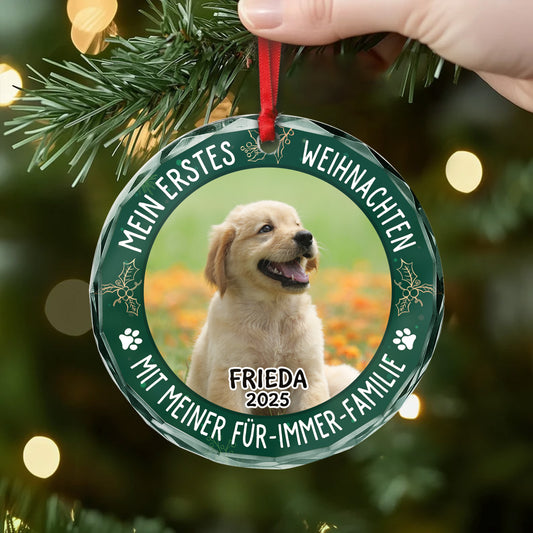 5353OGE2 mein erstes weihnachten personalisierter weihnachtsschmuck_ aus glas katze mit foto 5353OTGMD_632aa0a9 92cd 4897 ad32 da613d09ae6e