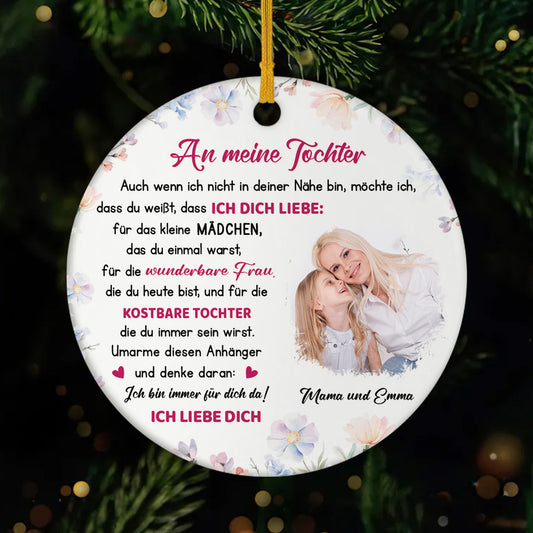 5370OGE1 an meine tochter enkelin personalisierte keramik ornamente familie 5370O6HTI