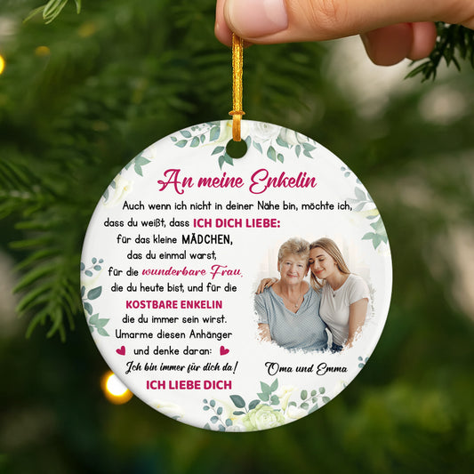 5370OGE2 an meine tochter enkelin personalisierte keramik ornamente familie 5370O6HTI