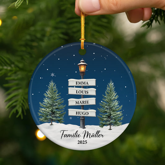 5381OGE2 personalisiertes weihnachtsornament aus keramik fur die familie 5381OTQZI