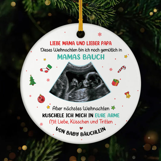 5389OGE1 mein erstes weihnachten_ personalisierter weihnachtsschmuck_ keramik mit foto fur werdende mama papa_ 5389O6QAA