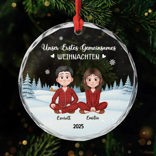 5398OGE1 unser erstes gemeinsames weihnachten personalisierter weihnachtsschmuck_ aus glas fur paar 5398O3ZCG