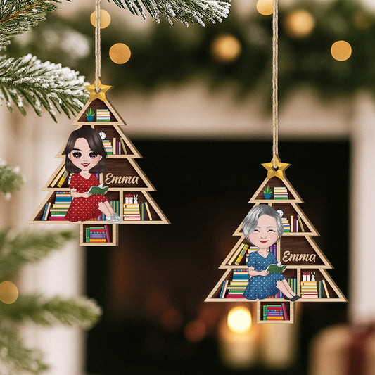 5442OGE2 geschenke fur leseratten frauen personalisierte 1 schicht holz ornamente weihnachten 5442OTTMA