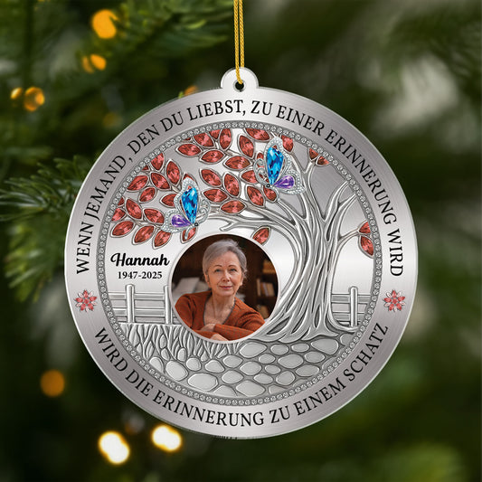 5470OGE1 wenn jemand den du liebst zu einer erinnerung wird personalisierte acryl ornamente mit foto 5470O3VZA