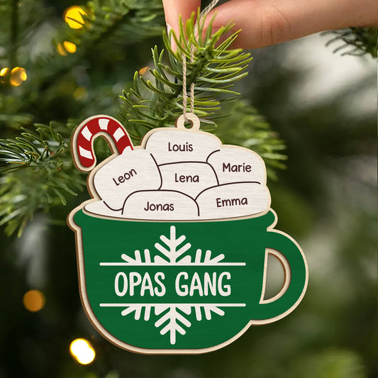 5472OGE2 papas gang marshmallow personalisierte 1 schicht holz ornamente weihnachten papa 5472OTTNB
