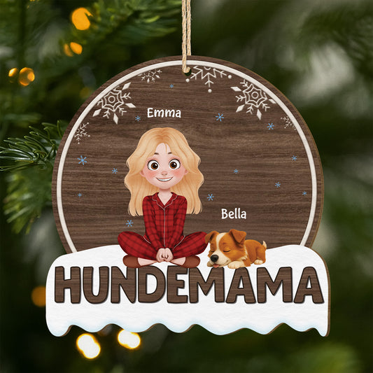5483OGE1 hundemama hundepapa personalisierte 1 schicht holz ornamente weihnachten hunde 5483OKHAC