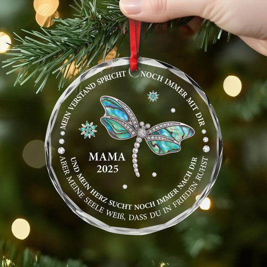 5520OGE2 meine seele weiss dass du in frieden ruhst personalisierte glas ornamente zur erinnerung 5520O8TZB