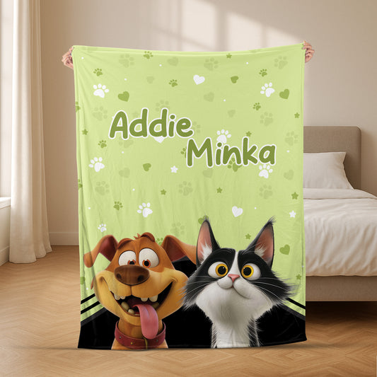 5532BGE2 katzen niedliche kuscheldecke personalisiert_ 5532B3LTD