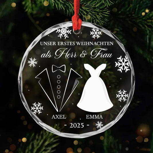 5565OGE1 unser erstes weihnachten im neuen heim personalisierter weihnachtsschmuck_ aus glas paar 5565O6QAG