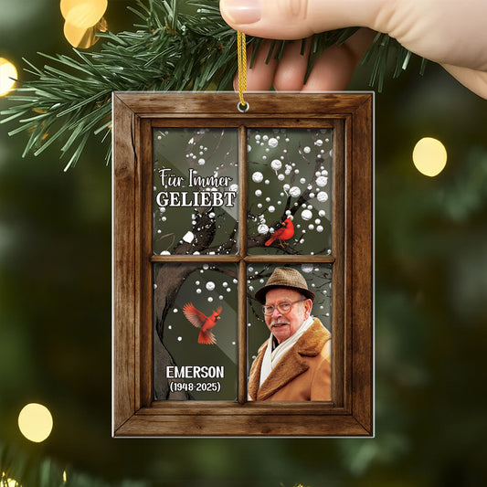 5569OGE2 ich bin immer bei dir personalisierte acryl ornamente mit foto zur erinnerung mama oma 5569O3HQA