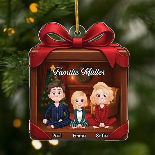 5601OGE1 geschenkverpackung personalisierte weihnachtsschmuck aus acryl familie 5601O3MMI