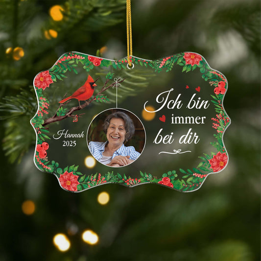 5603OGE1 der himmel ist wunderschon denn meine mutter ist jetzt dort personalisierte acryl ornamente mit foto mama 5603O8VNA