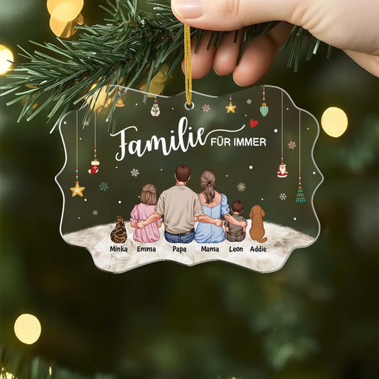 5611OGE2 familie fur immer personalisierte acryl ornamente familie 5611O8TNI