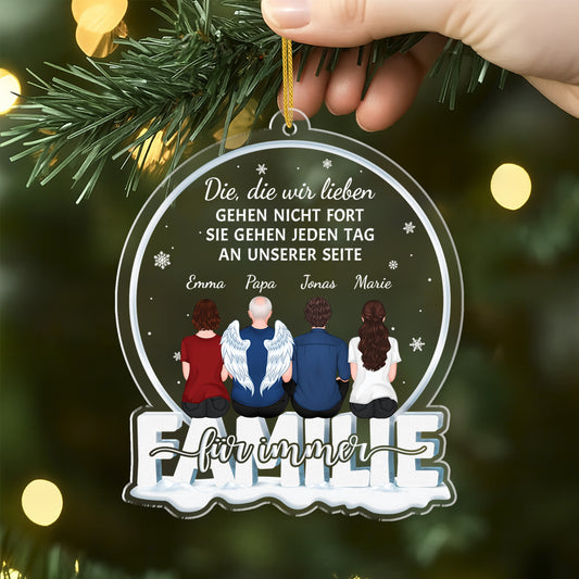5623OGE2 die die wir lieben sind jeden tag an unserer seite personalisierte acryl ornamente zur erinnerung familie 5623O8MNA