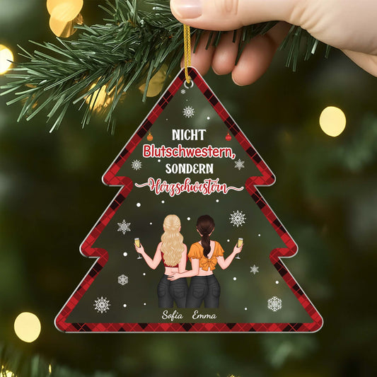 5624OGE2 spruche freundschaft kurz personalisierter weihnachtsschmuck aus acryl beste freundinnen 5624OKKTF