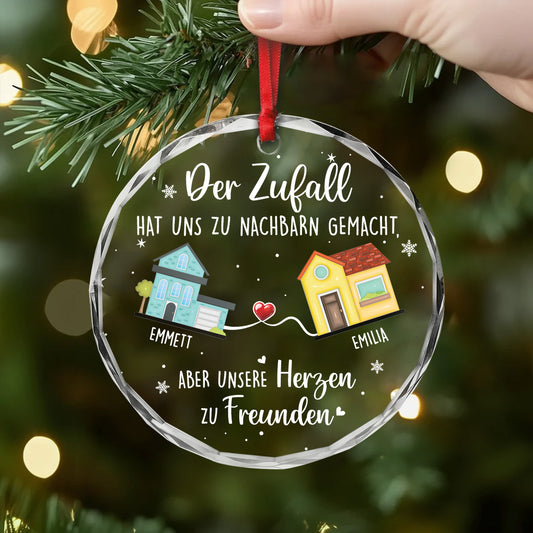 5628OGE2 aus nachbarn wurden freunde personalisierter weihnachtsschmuck glas beste freundinnen 5628O8VQF